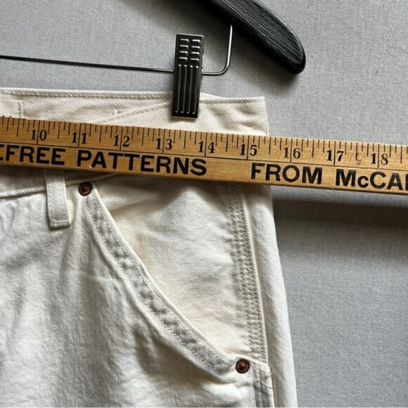 Denim Forum Aritzia The Lou Low Rise Carpenter 20L straight leg jeans sz 26 - Picture 10 of 13